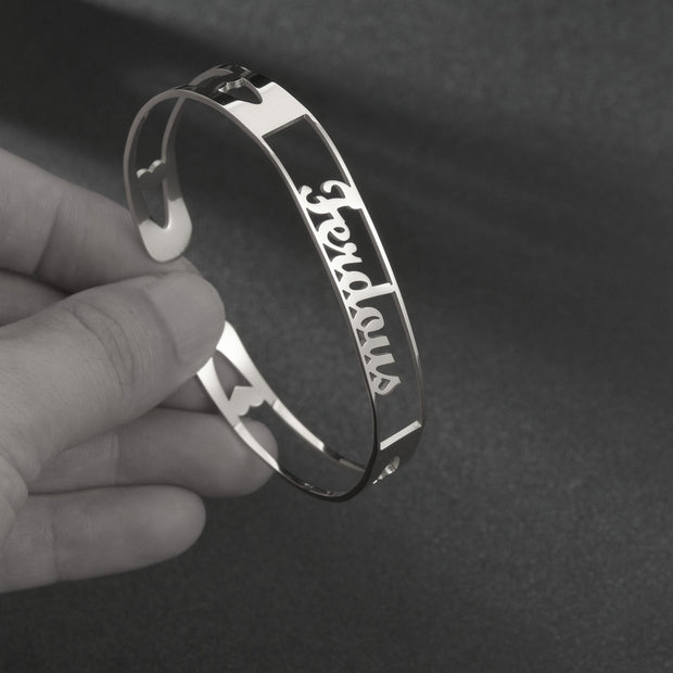 Customized Name Bracelet Personalized Bangles